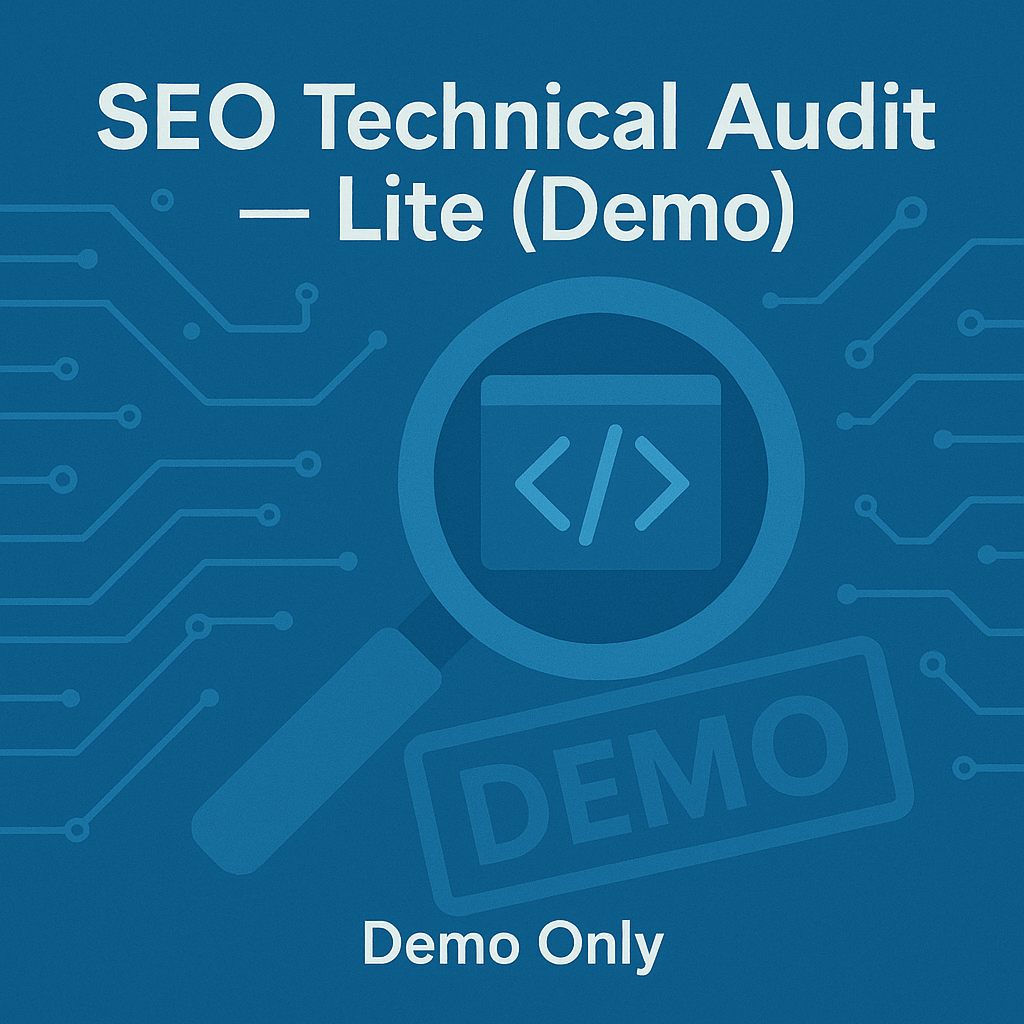 SEO Technical Audit — Lite (Demo)