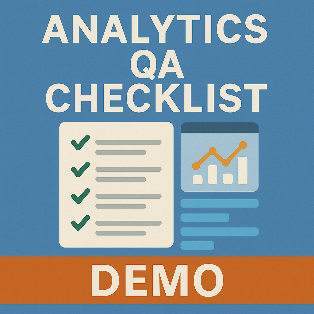 Analytics QA Checklist (Demo)