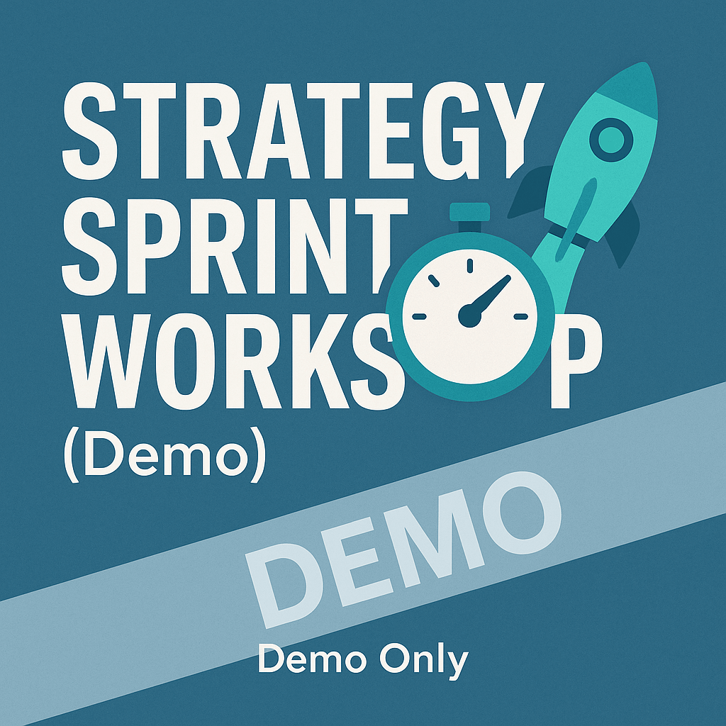 Strategy Sprint Workshop (Demo)